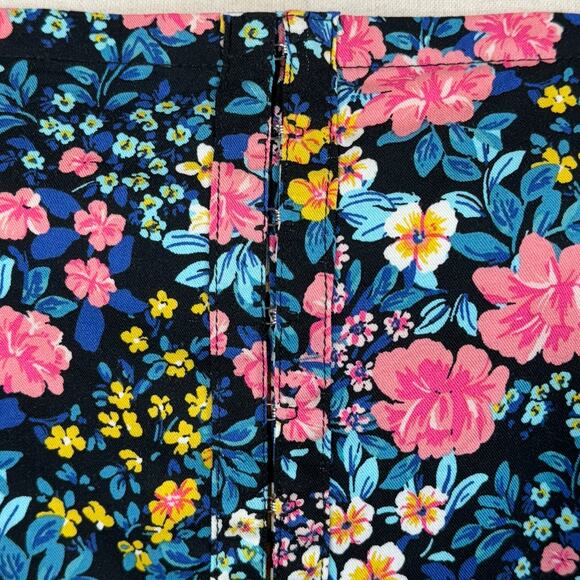 Torrid SZ 0 (Large) Challis Lace-Up Back Corset Top Floral Strapless Smocked New - Picture 4 of 12